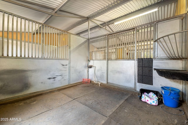 view of horse barn