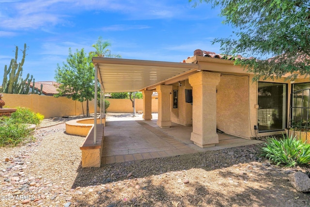 9797 N 100th Pl, Scottsdale, AZ 85258 - fenced backyard with a patio area
