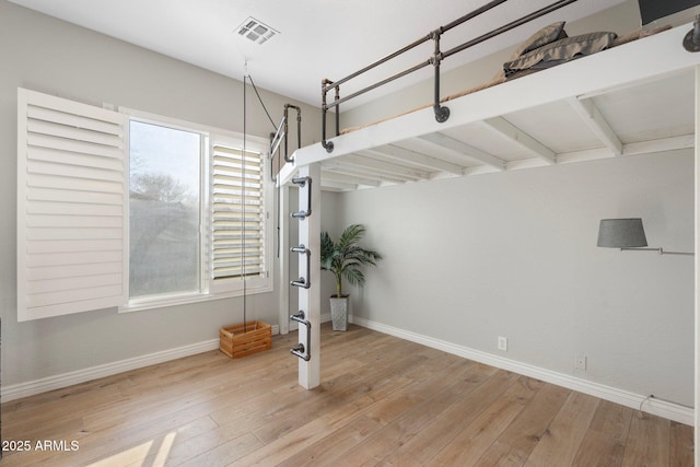 interior space featuring light hardwood / wood-style flooring