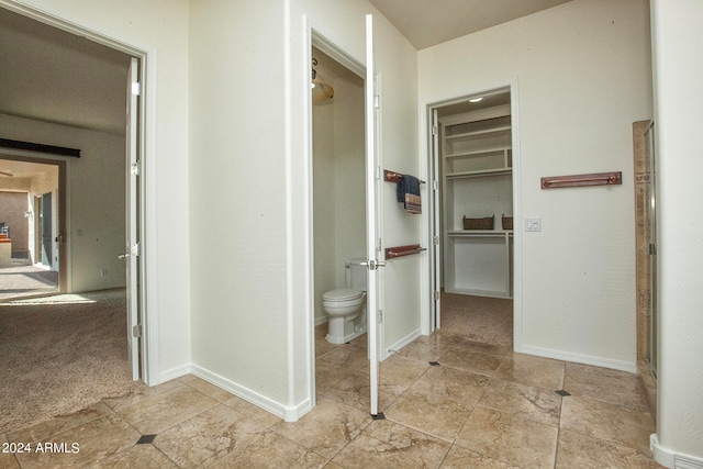 bathroom featuring toilet