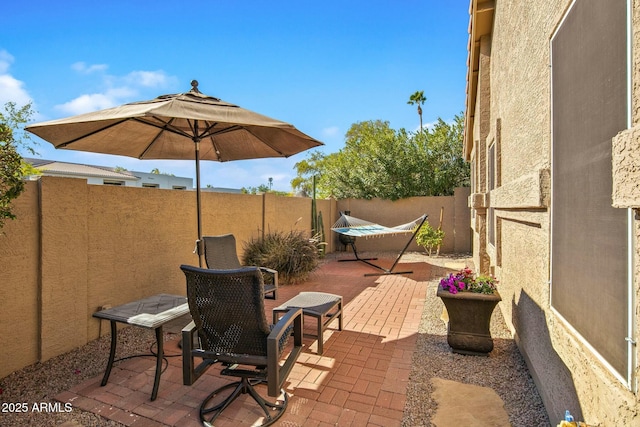 view of patio