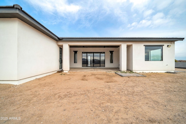 rear view of house featuring a patio area