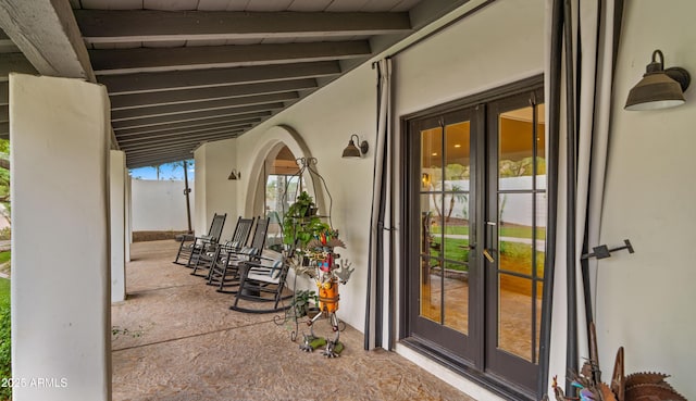 4824 E Hummingbird Ln, Paradise Valley, AZ 85253 - view of patio featuring french doors