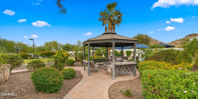 4824 E Hummingbird Ln, Paradise Valley, AZ 85253 - view of patio / terrace featuring a gazebo