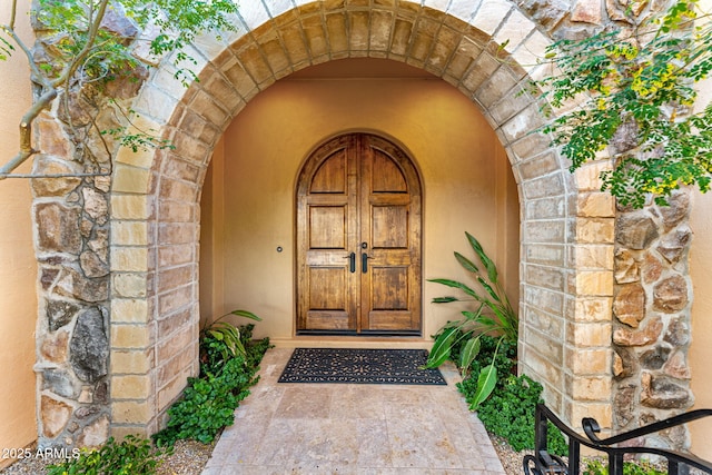 view of entrance to property