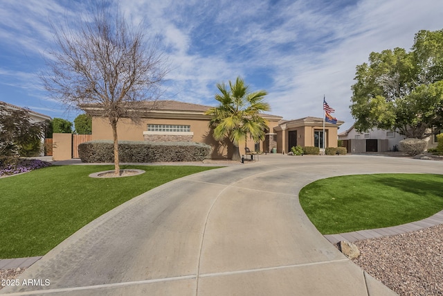 4915 N Greentree Dr, Litchfield Park, AZ 85340 - mediterranean / spanish-style home featuring a front yard