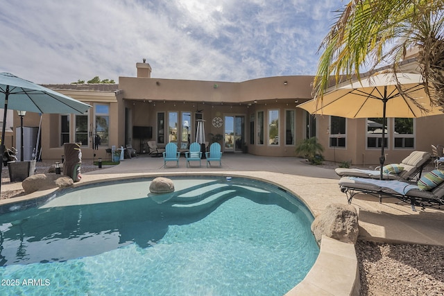 4915 N Greentree Dr, Litchfield Park, AZ 85340 - view of swimming pool with a patio area