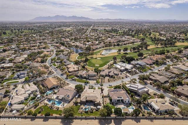 4915 N Greentree Dr, Litchfield Park, AZ 85340 - birds eye view of property featuring a mountain view
