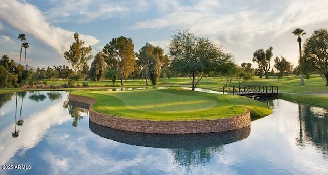 4915 N Greentree Dr, Litchfield Park, AZ 85340 - view of community with a yard and a water view