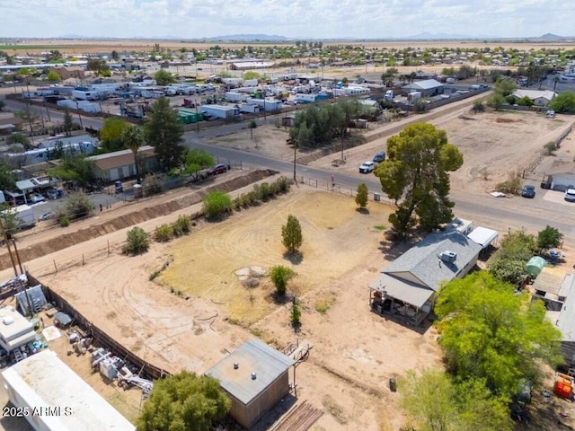 1055 S 4th St, Coolidge, AZ 85128 - bird's eye view featuring a residential view and a mountain view