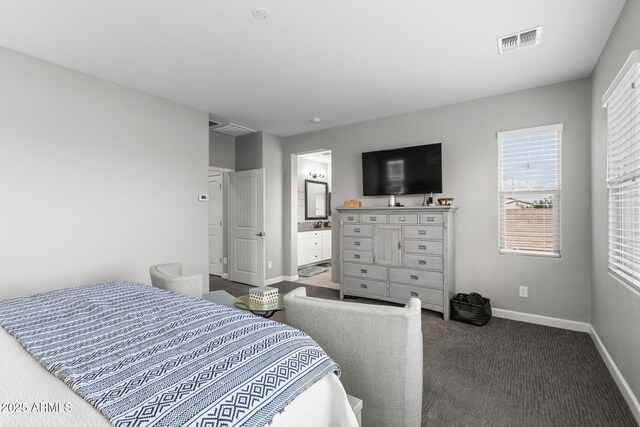 974 W Zion Way, Chandler, AZ 85248 - bedroom with baseboards, carpet floors, and ensuite bathroom