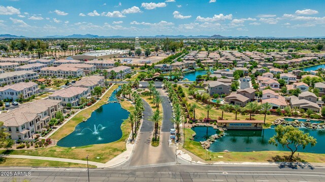 974 W Zion Way, Chandler, AZ 85248 - aerial view of residential area with a water and mountain view