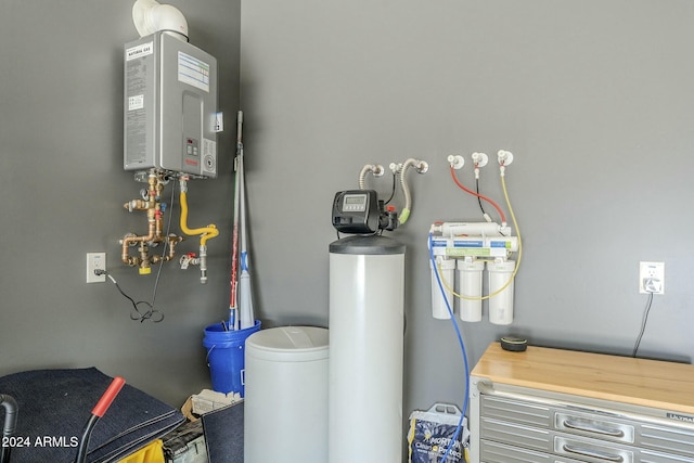 utilities with tankless water heater