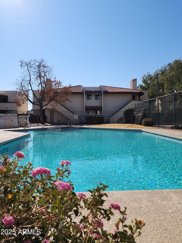 view of pool