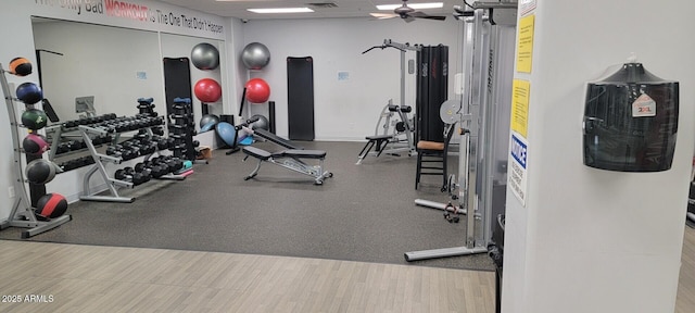 view of exercise room