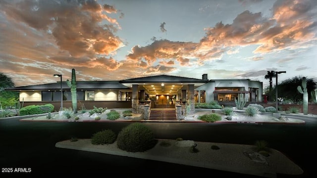 view of back of property