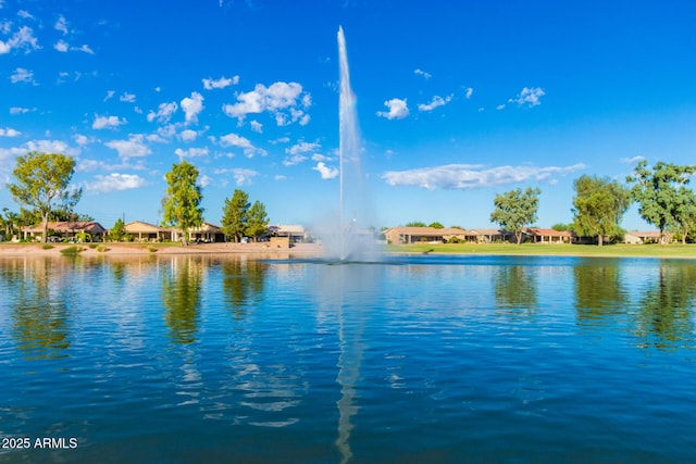 view of water feature featuring a residential view