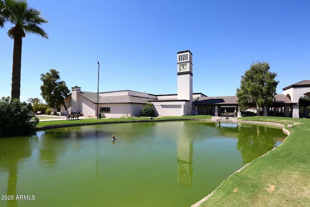 view of water feature