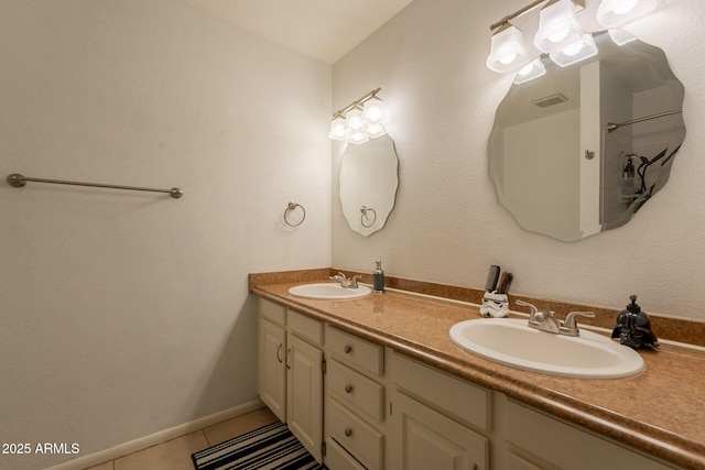 602 E Colgate Dr, Tempe, AZ 85283 - bathroom featuring double vanity and tile patterned flooring
