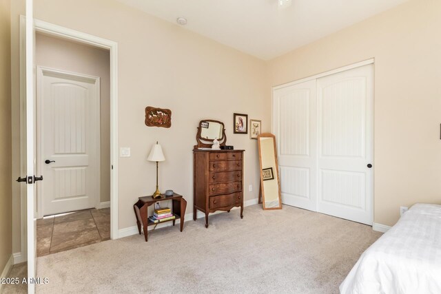 2457 E Melrose St, Mesa, AZ 85213 - carpeted bedroom featuring a closet and baseboards