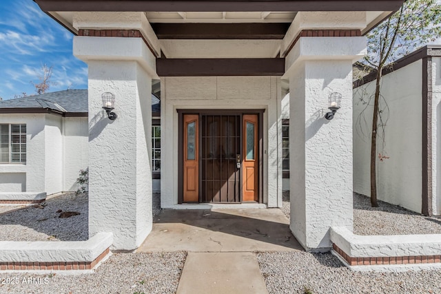 6701 W Monterey Way, Phoenix, AZ 85033 - property entrance with stucco siding