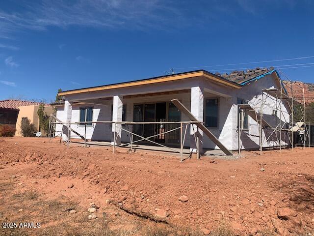 view of rear view of property