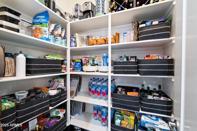 view of pantry