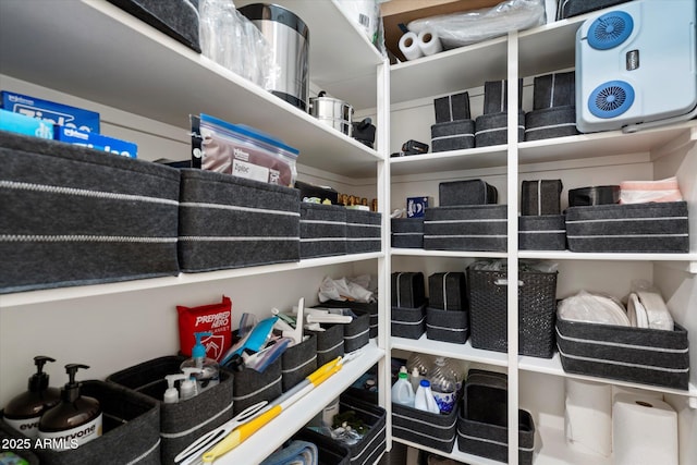 view of storage