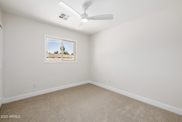 13601 N 50th Pl, Scottsdale, AZ 85254 - empty room featuring a ceiling fan, carpet flooring, and baseboards