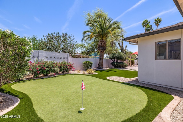 13601 N 50th Pl, Scottsdale, AZ 85254 - fenced backyard with a putting green