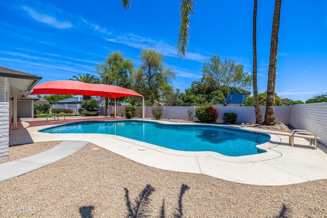 13601 N 50th Pl, Scottsdale, AZ 85254 - view of swimming pool featuring a patio area and a fenced backyard