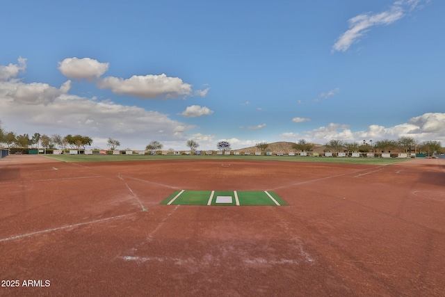 view of tennis court