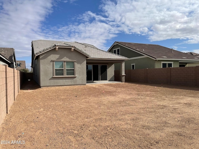 view of rear view of house