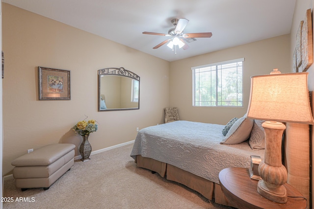 21841 N Ingram Ct, Maricopa, AZ 85138 - carpeted bedroom with baseboards and a ceiling fan