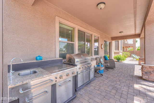 21841 N Ingram Ct, Maricopa, AZ 85138 - view of patio with a sink