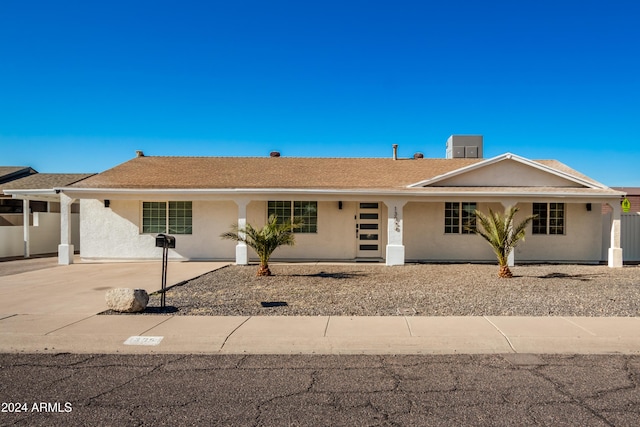 view of ranch-style home