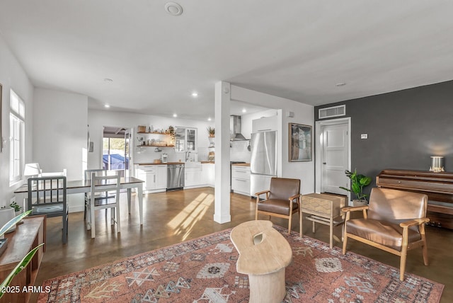 view of living room