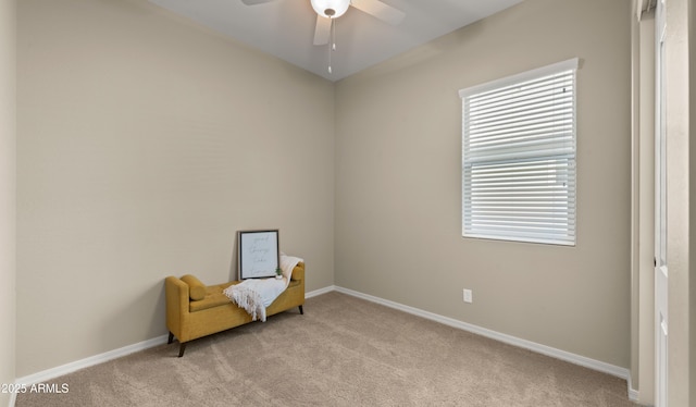 4341 E Evelyn St, Gilbert, AZ 85295 - unfurnished room with light colored carpet and ceiling fan