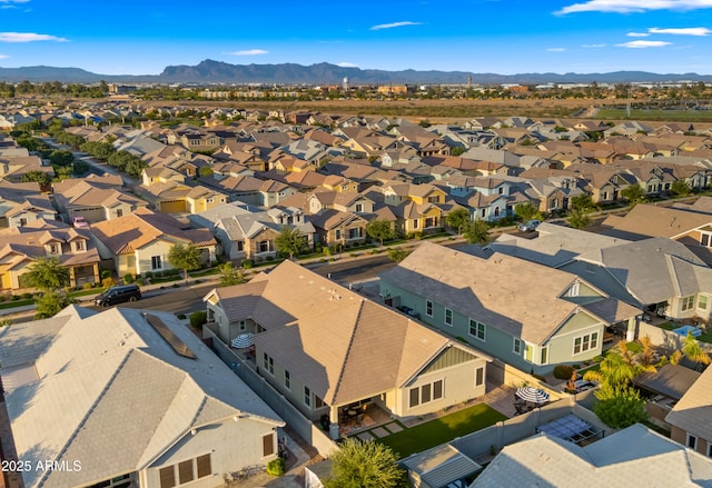 4341 E Evelyn St, Gilbert, AZ 85295 - aerial perspective of suburban area featuring mountains