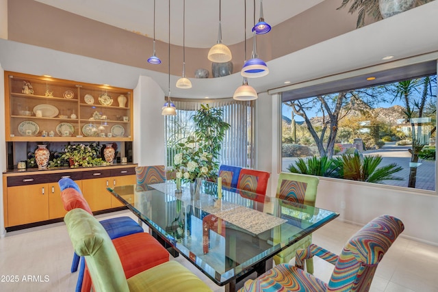 dining area with a wealth of natural light