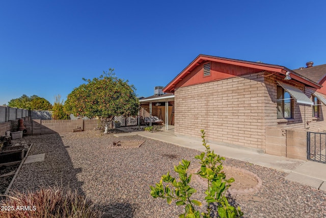 view of home's exterior featuring a patio