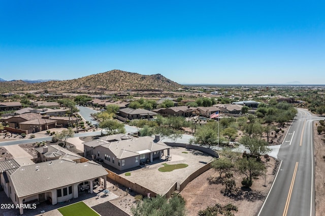 4126 S Last Chance Trl, Gold Canyon, AZ 85118 - aerial perspective of suburban area featuring mountains