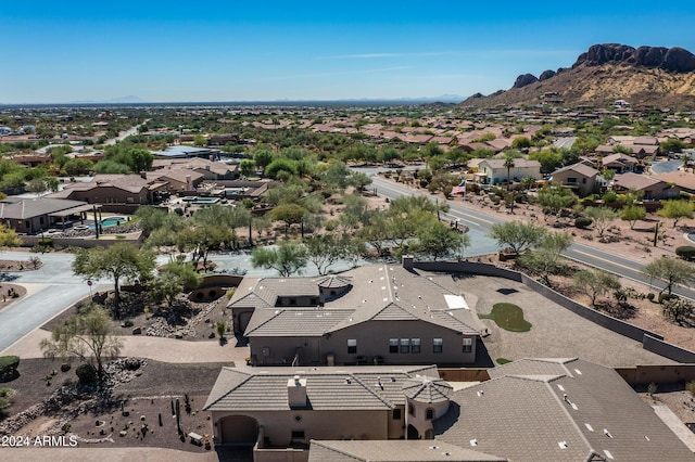 4126 S Last Chance Trl, Gold Canyon, AZ 85118 - aerial perspective of suburban area featuring mountains