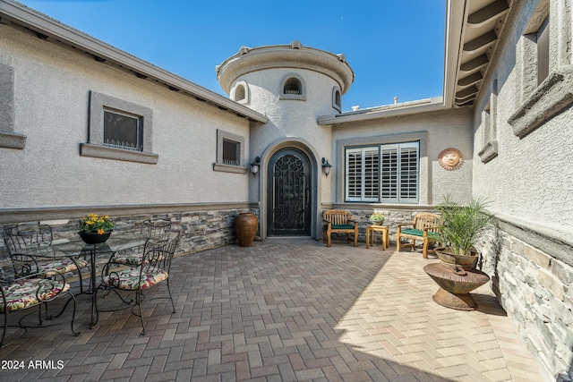 4126 S Last Chance Trl, Gold Canyon, AZ 85118 - view of patio