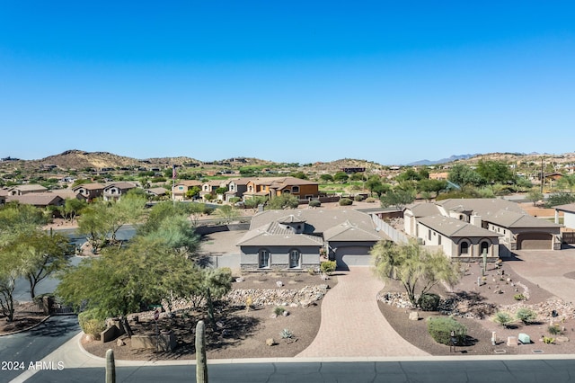 4126 S Last Chance Trl, Gold Canyon, AZ 85118 - aerial perspective of suburban area with a mountain backdrop