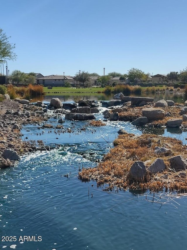 view of water feature