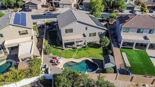 4408 W Summerside Rd, Laveen, AZ 85339 - aerial view of residential area with a pool area
