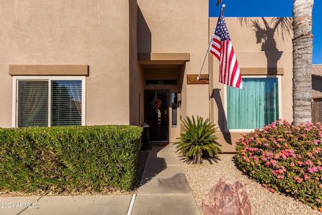 view of entrance to property