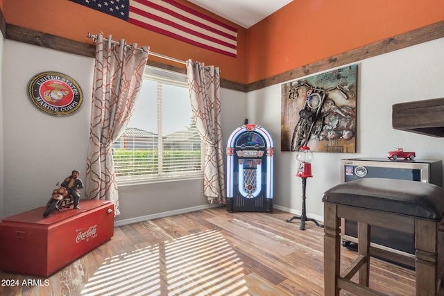 interior space featuring hardwood / wood-style floors