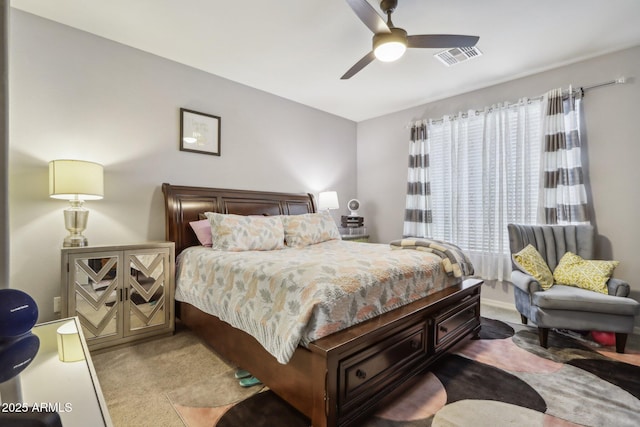 26049 W Matthew Dr, Buckeye, AZ 85396 - bedroom featuring ceiling fan, visible vents, and carpet floors